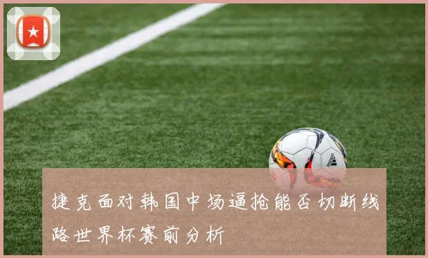 捷克面对韩国中场逼抢能否切断线路世界杯赛前分析