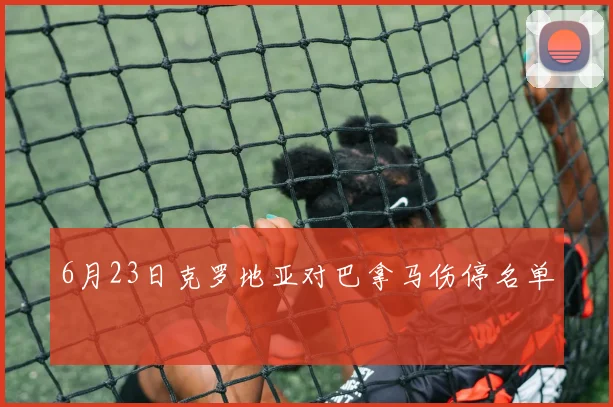 6月23日克罗地亚对巴拿马伤停名单